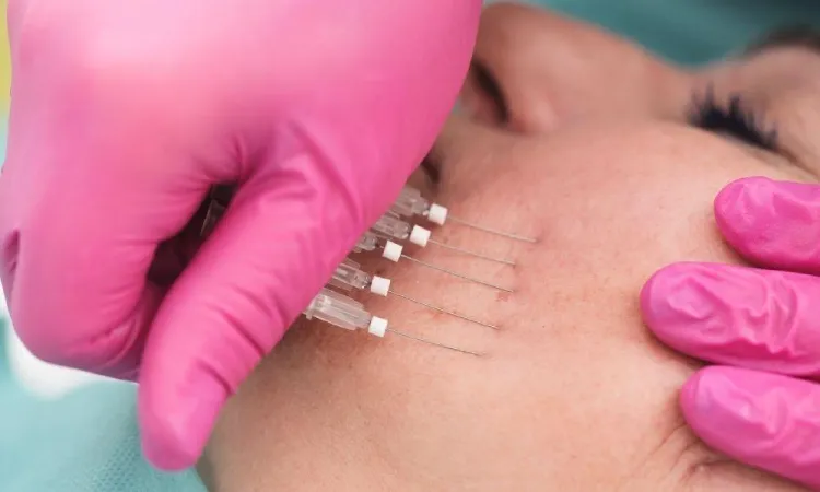 عوارض لیغت صورت با نخ