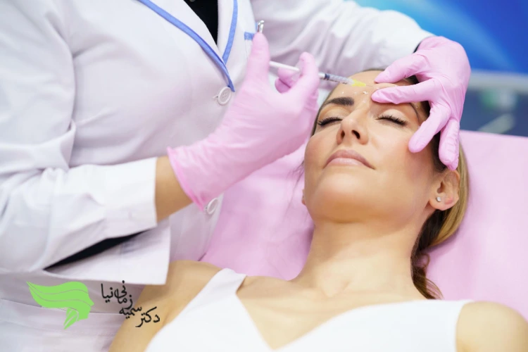 کاربردهای بوتاکس پیشانی